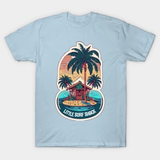 Surf Shack Vintage Retro Surfing Beach T-Shirt